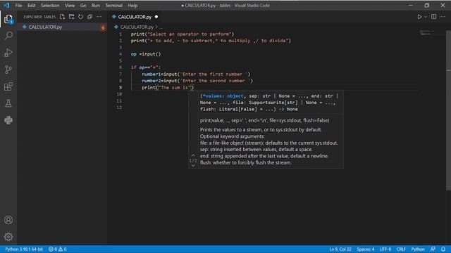 #2 How to make a calculator usin python in 7 min смотреть онлайн