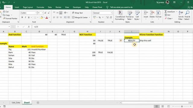 70 #Excel #Not & #IF #Error #Function,MS Excel - Not and If Error,How to use the Excel IFERROR func смотреть онлайн