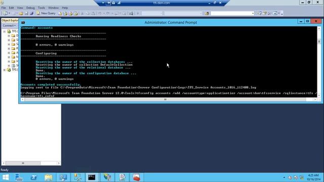Remap and configure Team Foundation Server (TFS) for the new DB server (9) смотреть онлайн