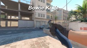 Bowie Knife | Counter-Strike 2 | Showcase + Animation on Source 2 Engine