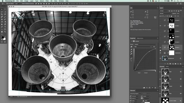 Masks, Curves, and Adjustment Layers in Photoshop смотреть онлайн