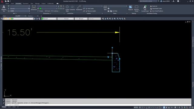 Pavement Cross Section AutoCAD Dynamic Block смотреть онлайн