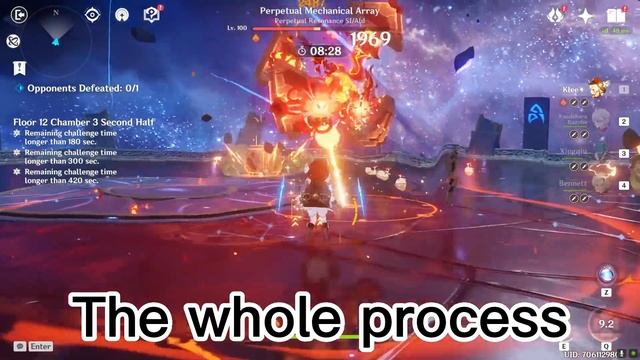 FLOOR 12 BUG- Skip 400K DMG.How To Defeat Floor 12 Perpetual Mechanical Array(Still Work)