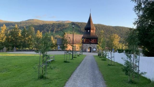 Sweden Walks: Åre, Mountain Town In Summer, 4k, Natural Sound