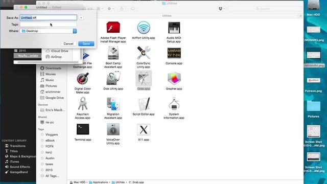 iMovie Tutorial 2015 - Screen Print in Mac OS X | Screen Capture on the Mac смотреть онлайн