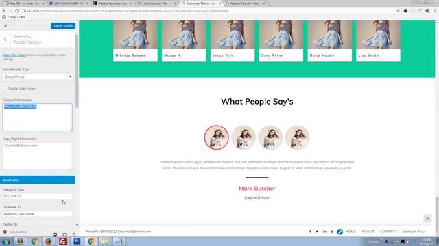How to Customize Default Footer смотреть онлайн