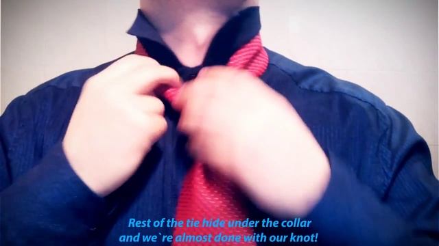 How to tie a necktie with Rosebud knot! - Как завязать галстук узлом Бутон розы. смотреть онлайн