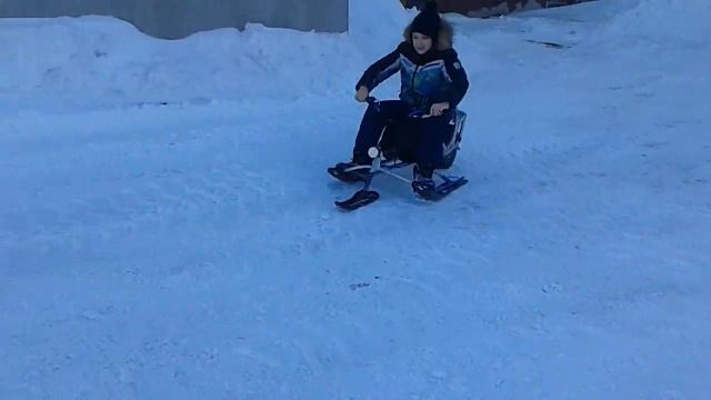 мото-снегокат MARLIN тандем смотреть онлайн