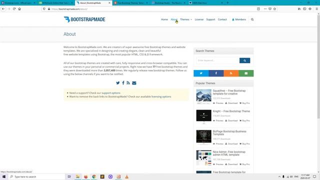 BOOTSTRAP 5 FREE TUTORIALS AND OVER 100 TEMPLATES смотреть онлайн
