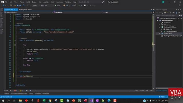 Set up Oledb Connection to Database - Oledb .NET E03 смотреть онлайн