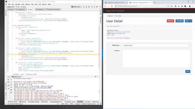 Python REST API #09 How to delete data in database using put method in django Correction смотреть онлайн