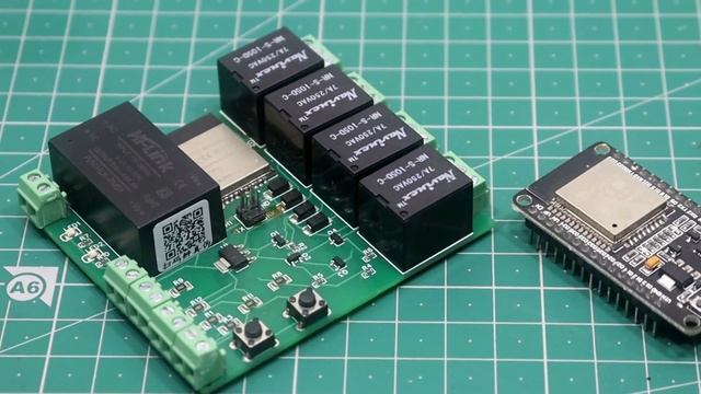 SMT HomeAutomation PCB, Android App & Manual Control using esp32 | jlcpcb. смотреть онлайн