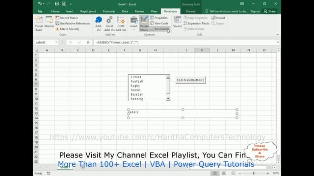 VBA Code Excel Listbox Multiselect Get Values смотреть онлайн