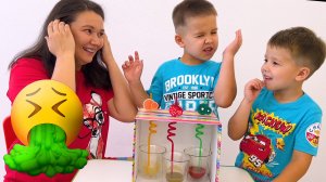 ЧЕЛЛЕНДЖ Выбери правильную трубочку ЧЕЛЛЕНДЖ с едой Ахмад Формат