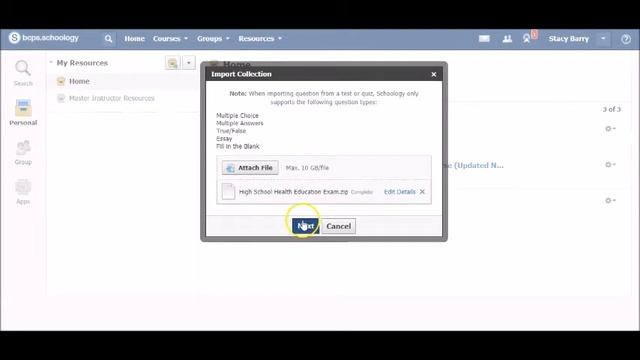 Importing Tests and Quizzes into Schoology смотреть онлайн