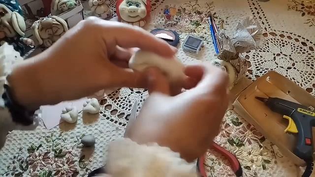 Собачка из капрона. Мастер класс. Символ года 2018!