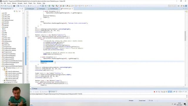 Aula 35 - Programação I - 2021 - Chamada de métodos CRUD na Interface Gráfica смотреть онлайн