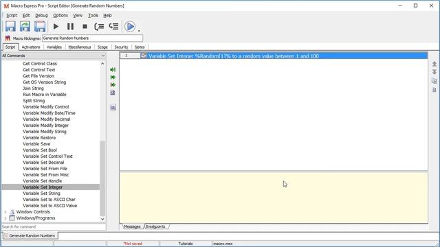 Using Integer Variables with Macro Express смотреть онлайн