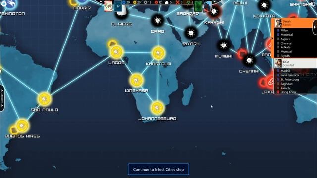DGA Plays: Pandemic: The Board Game - Digital (Ep. 1 - Gameplay / Let's Play) смотреть онлайн