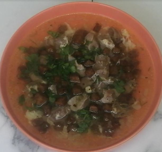 ПП: Суп с куриными потрошками