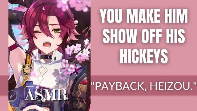 Giving Heizou hickeys (Spicy) - Heizou x Listener - Genshin Impact ASMR смотреть онлайн