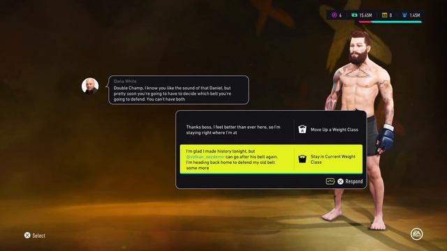 EA Sports UFC 4 - Career - Gameplay Walkthrough - Part 9 - "Champion Contract (SuperFight)" смотреть онлайн