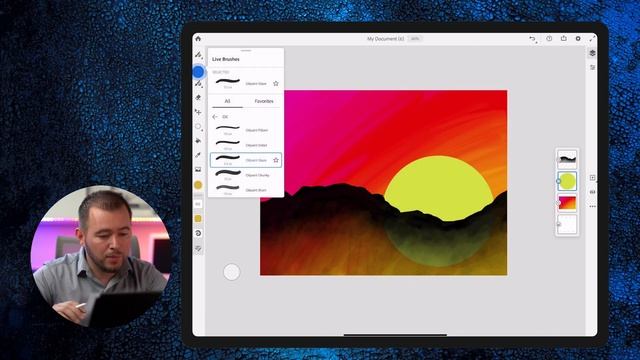 Adobe Fresco Tutorial - Paint with me! смотреть онлайн