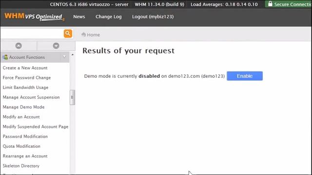 WebHost Manager: How to Disable or Enable Demo Mode in WHM смотреть онлайн