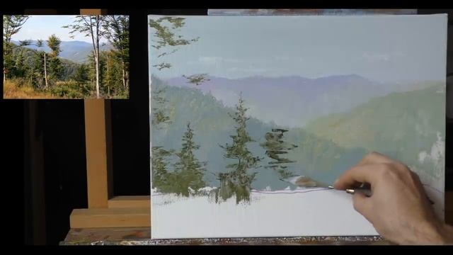 Горный Пейзаж Маслом Юрий Клапоух (2018) смотреть онлайн