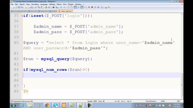 71Student Registration System in PHP MySQL with Admin Panel in Urdu Hindi 13 15 смотреть онлайн