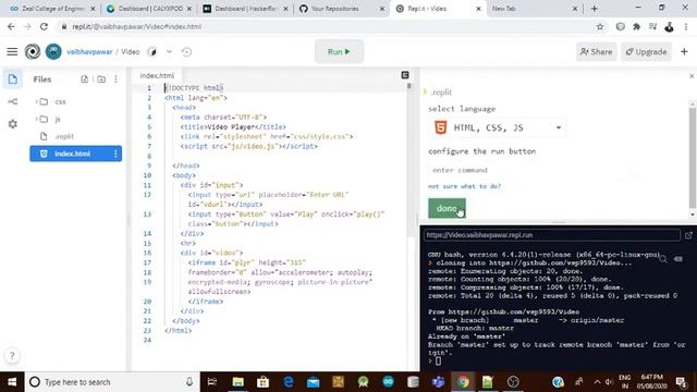 Upload Web pages To repl.it смотреть онлайн