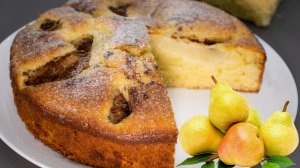 Очень вкусный и ароматный ГРУШЕВЫЙ ПИРОГ к чаю ? Превзошёл все мои ожидания! | ЭТО ПРОСТО