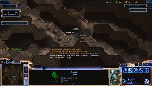 Starcraft 2 Arcade GREAT BASING ! STALKER GAMEPLAY - zombie world : unity test ep#1 смотреть онлайн