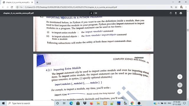 CLASS : 12 || USING PYTHON LIBRARY PART 2 || CHAPTER 4 смотреть онлайн