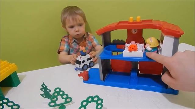 Лечим свинку Пеппу #Свинка Пеппа заболела #Пожарная машина тушит пожар смотреть онлайн