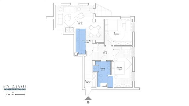 Планировочные решения, планировки квартир. Краткий обзор. смотреть онлайн