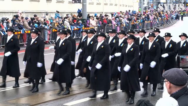 Estonian Independence Day Military Parade in Tallinn 24.2.2024 [4K] смотреть онлайн