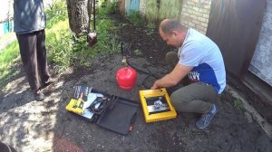 Газовая плита. Подключаем баллон. Подготовка к отдыху с палатками.