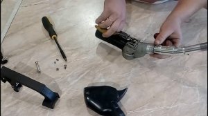 Устранение подтекания топлива из-под скобы пистолета ZVA