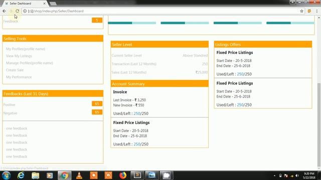 E-commerce Project in Code-igniter Framework Part-24 ( Feedback, Account Summary Section Design ) смотреть онлайн