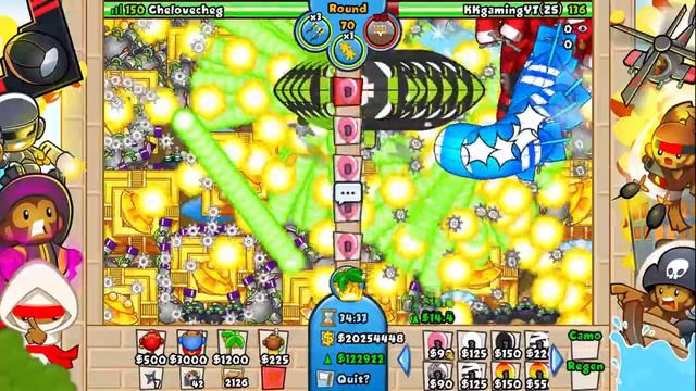 Bloons TD Battles САМАЯ БОЛЬШАЯ ЭКОНОМИКА! МИРОВОЙ РЕКОРД! Блунс ТД Батлс от KK Gaming!