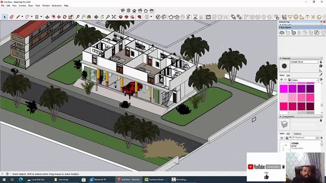 how to make market in sketch up. full video смотреть онлайн