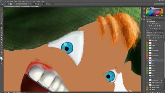 Deviantart's MIX CHALLENGE Speed Sketch + Speed Draw