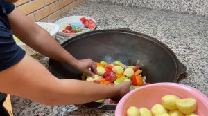 Дымляма узбекская в казане на костре. Дамляма. Думляма. Проверенный рецепт