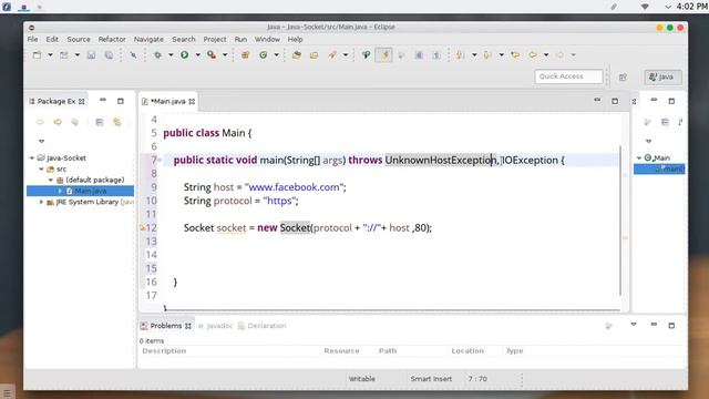 48 JAVA Networking Socket Class смотреть онлайн