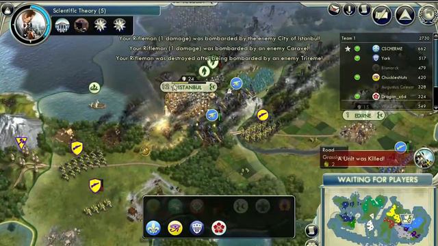 Civilization 5 Playtime 6 Players vs 6 Bots 029 смотреть онлайн