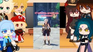 ? Реакция персонажей из игры Genshin impact на видеоролики из ТТ(тик тока) ?