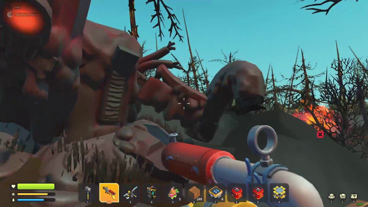 Scrap Mechanic - Записки дилетанта №15 (Убиваем фармботов и веселимся на их кладбищах) смотреть онлайн
