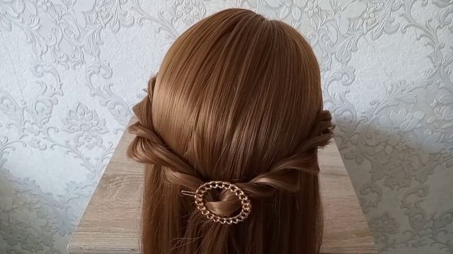 Дві швидкі зачіски зі шпильками / Две быстрые прически с заколками