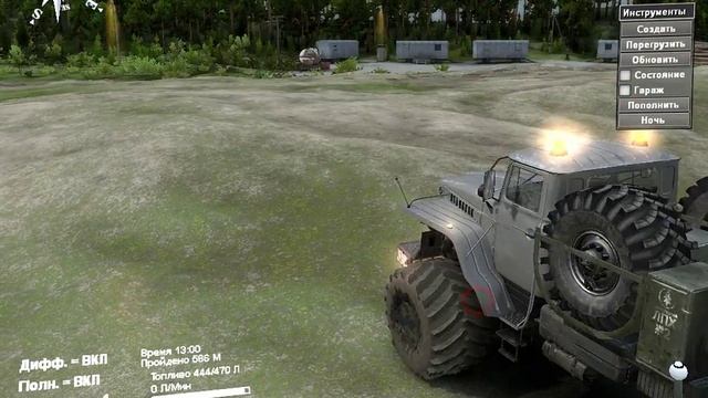 SpinTires 2017 УРАЛ ПОЛЯРНИК смотреть онлайн